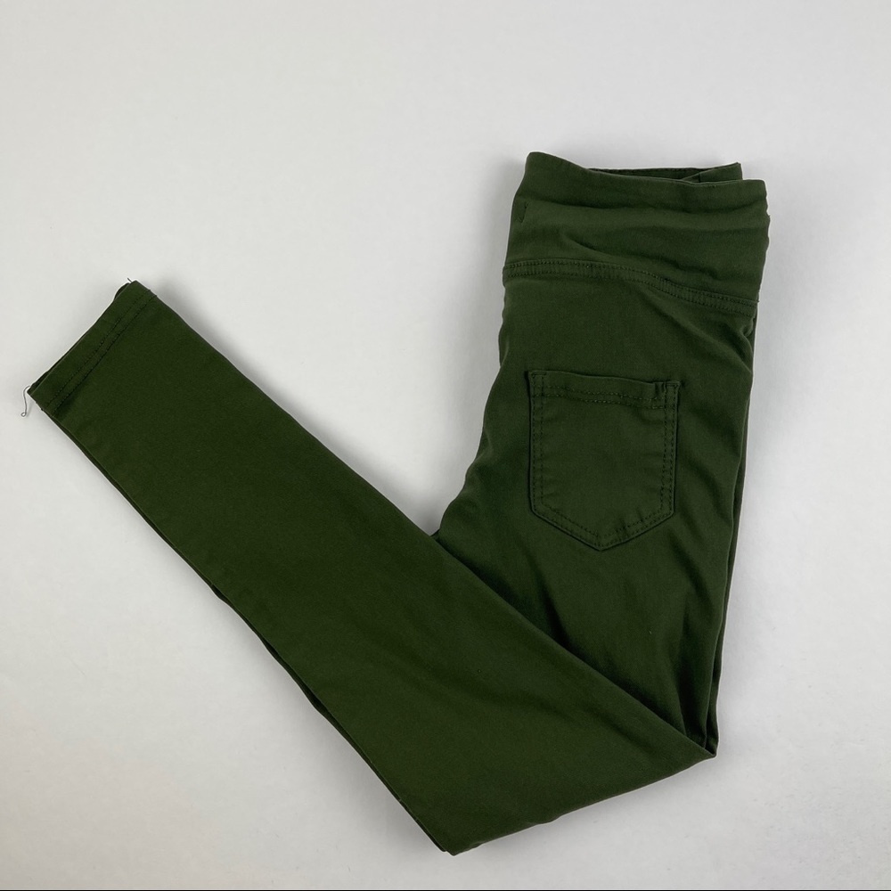 Kroix Leggings Womens Small/Medium Green Buttons
